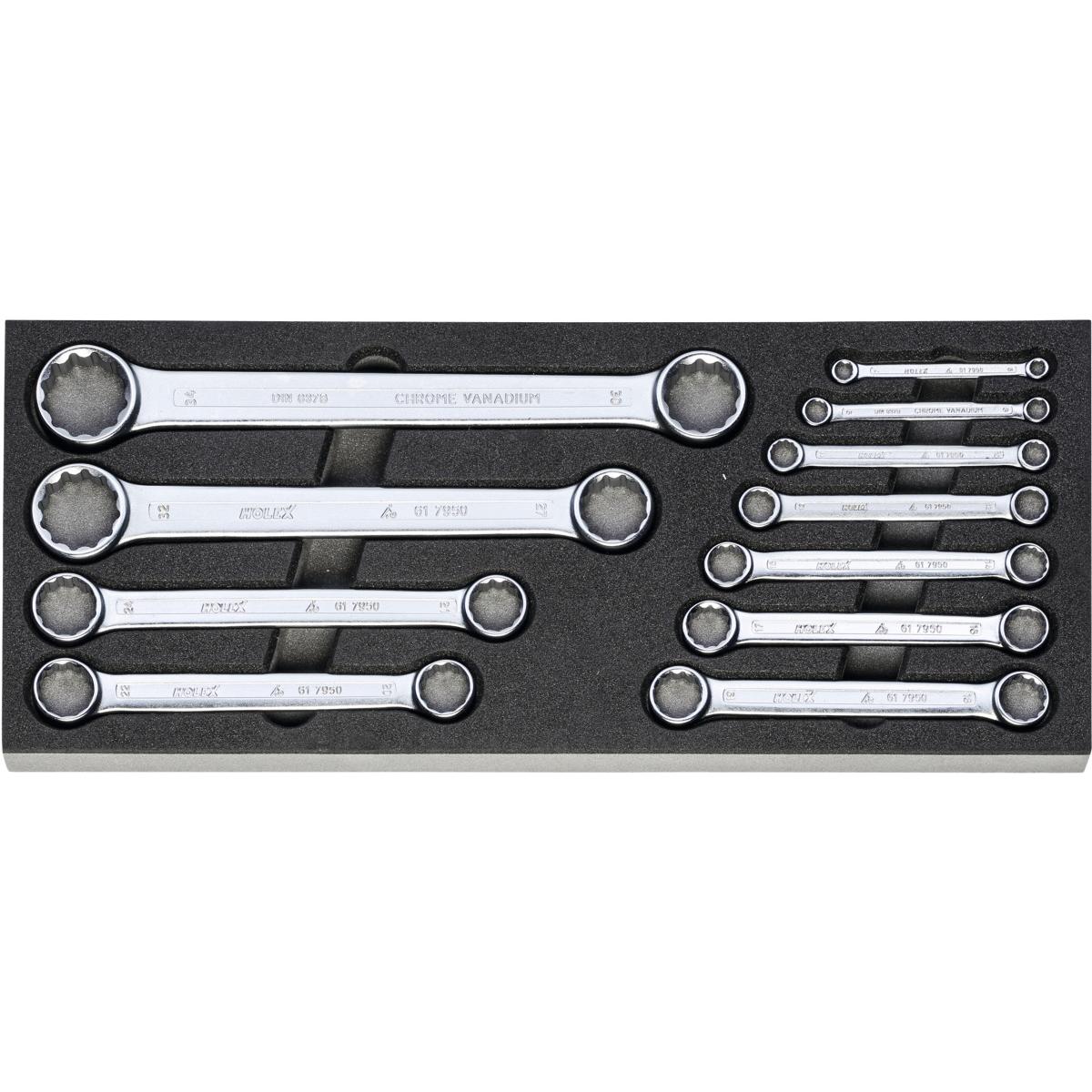 BỘ CỜ LÊ 2 ĐẦU VÒNG 11 CHI TIẾT HOLEX 952447 11 BỘ CỜ LÊ 2 ĐẦU VÒNG 11 CHI TIẾT HOLEX 952447 11